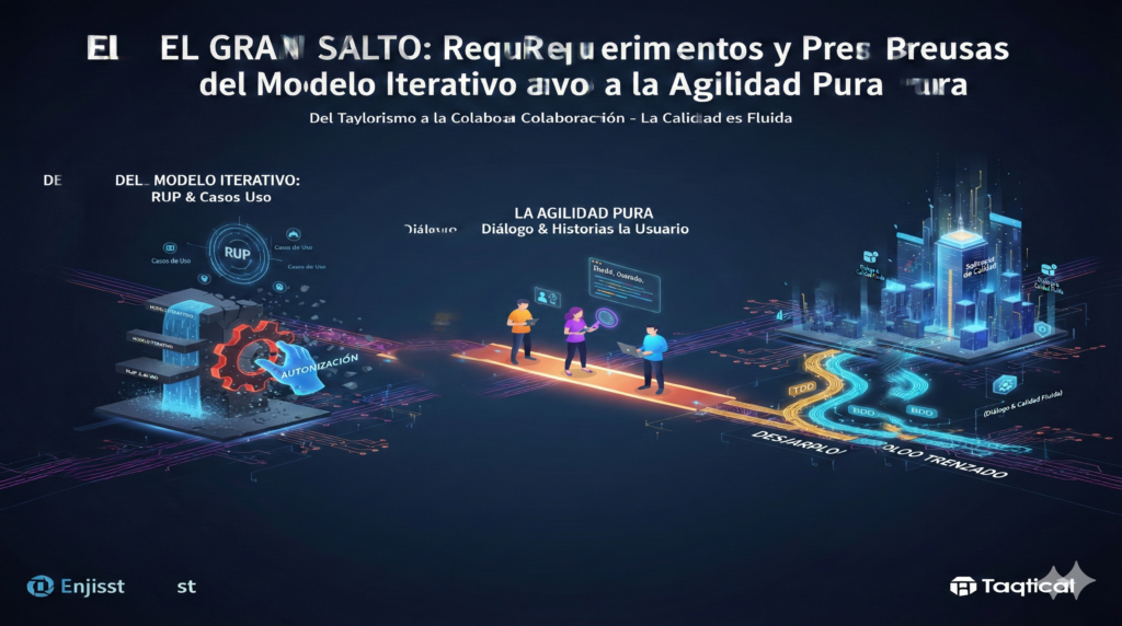 Lee más sobre el artículo El Gran Salto: Requerimientos y Pruebas del Modelo Iterativo a la Agilidad Pura